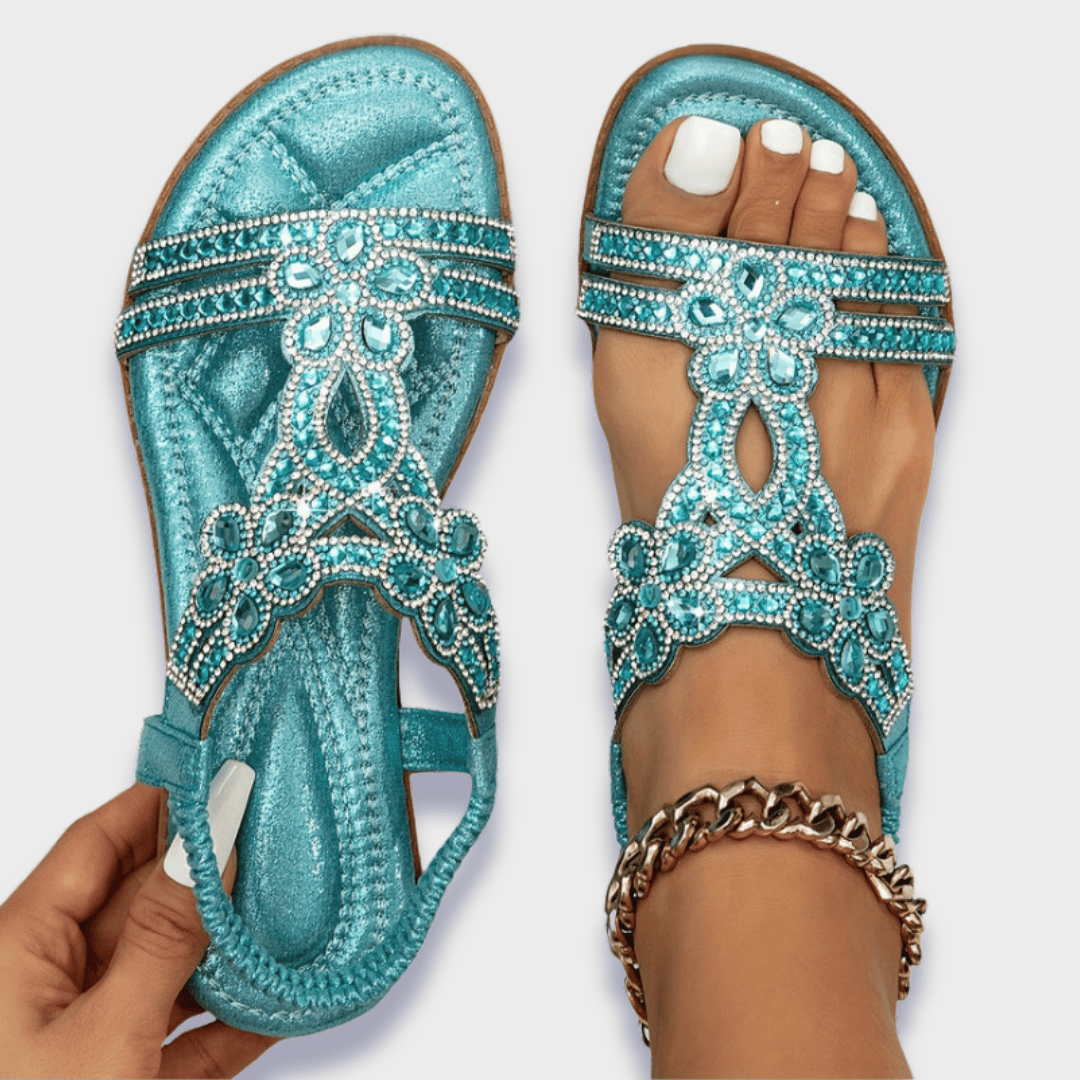 Céline™ - Sandales Boho orthopédiques en matériaux premium