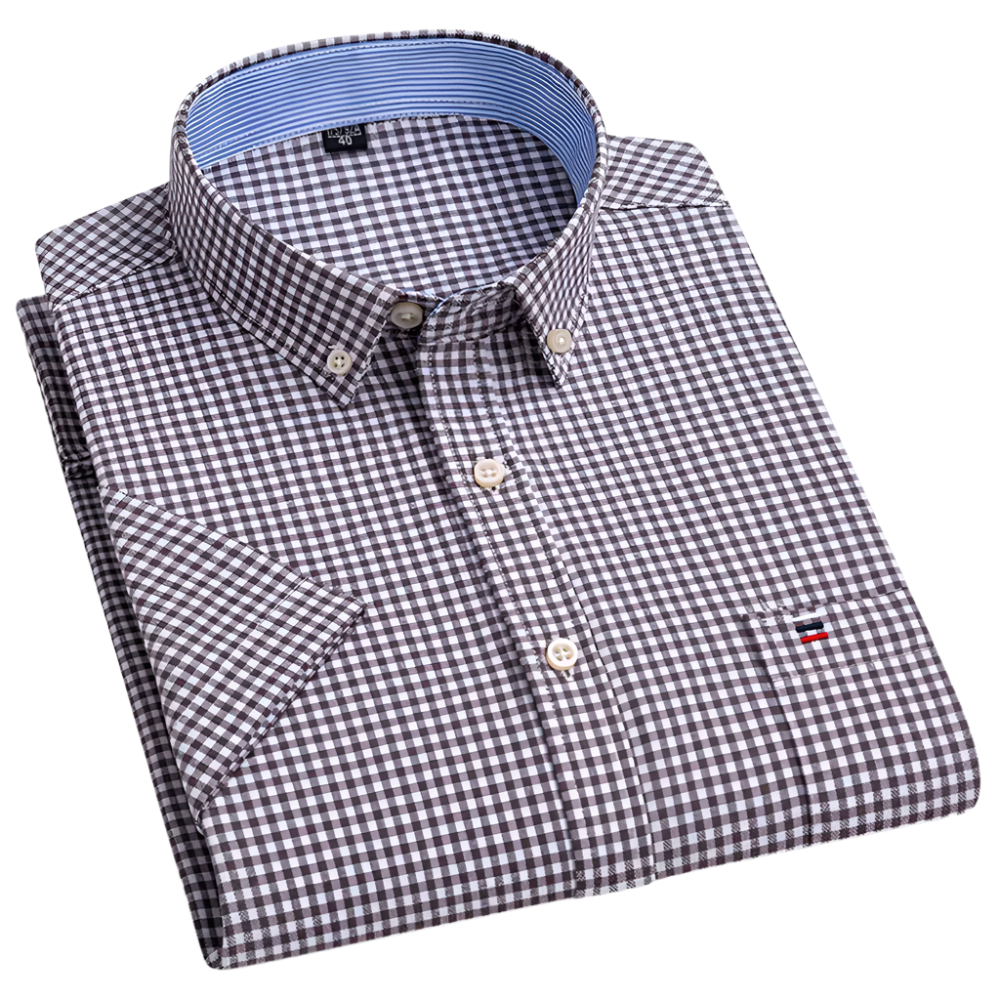 Louis™ | Chemise en coton à motif discret