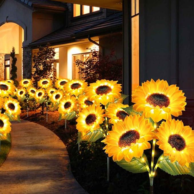 Soline™ | Lampes solaires décoratives tournesol
