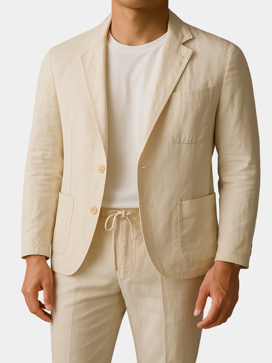 Gabriel™ | Ensemble estival léger en lin pour homme