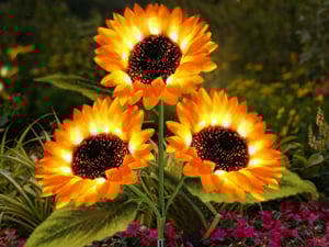 Soline™ | Lampes solaires décoratives tournesol