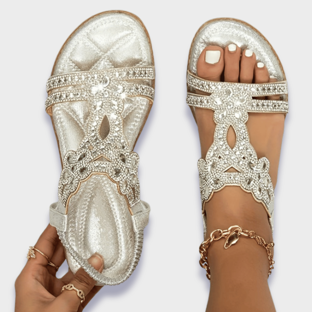 Céline™ - Sandales Boho orthopédiques en matériaux premium