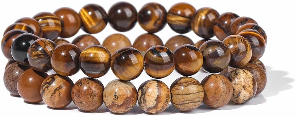 Élior™ | Duo de bracelets en pierres naturelles équilibrantes