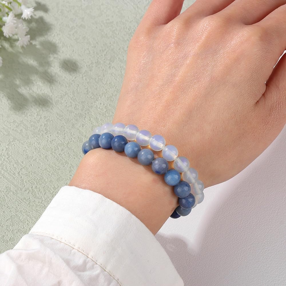 Élior™ | Duo de bracelets en pierres naturelles équilibrantes