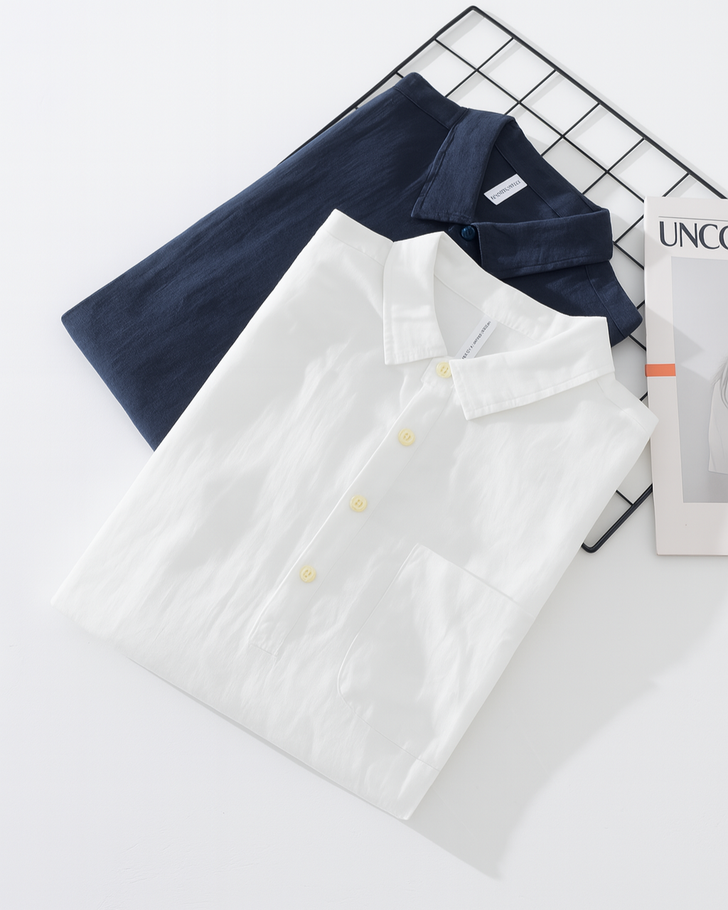 Marceau™ | Chemise popover en lin coton légère