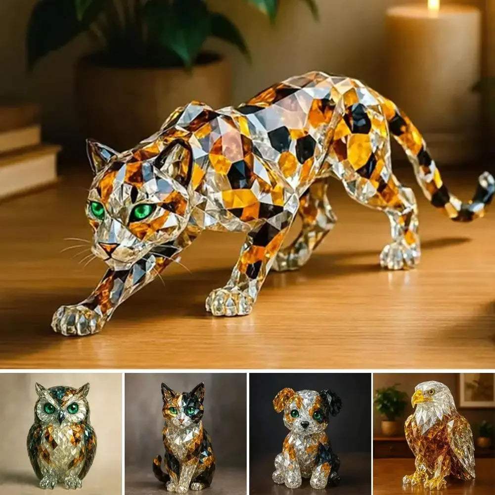 Aurea™ | Escultura Animal en Cristal Tallado