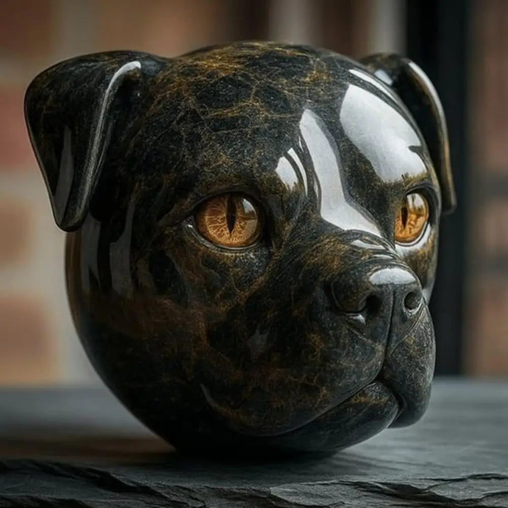 Adrián™ | Escultura Animal en Estilo Mármol Místico
