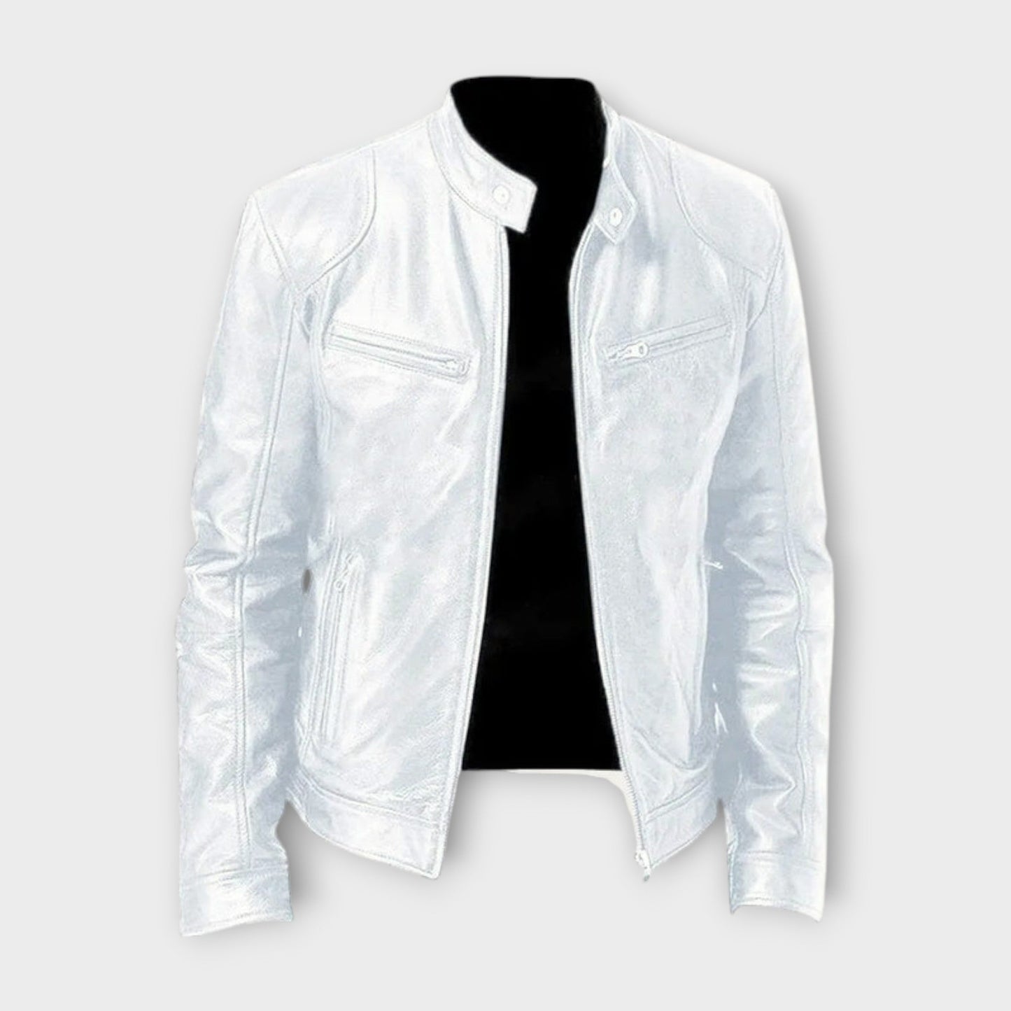 Rafael™ | Cazadora de Cuero Clásica para Hombre