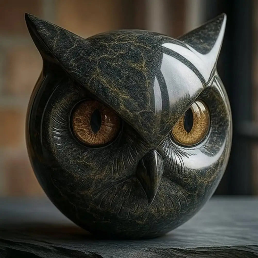 Adrián™ | Escultura Animal en Estilo Mármol Místico