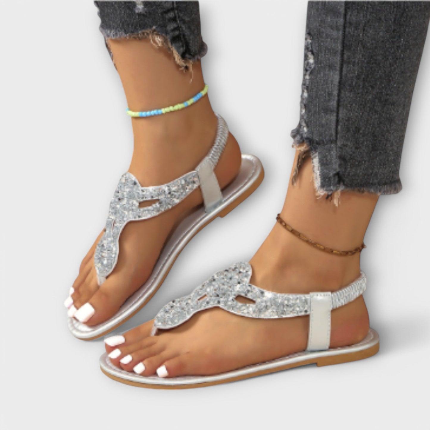 Bérénice™ - Sandales orthopédiques avec cristaux