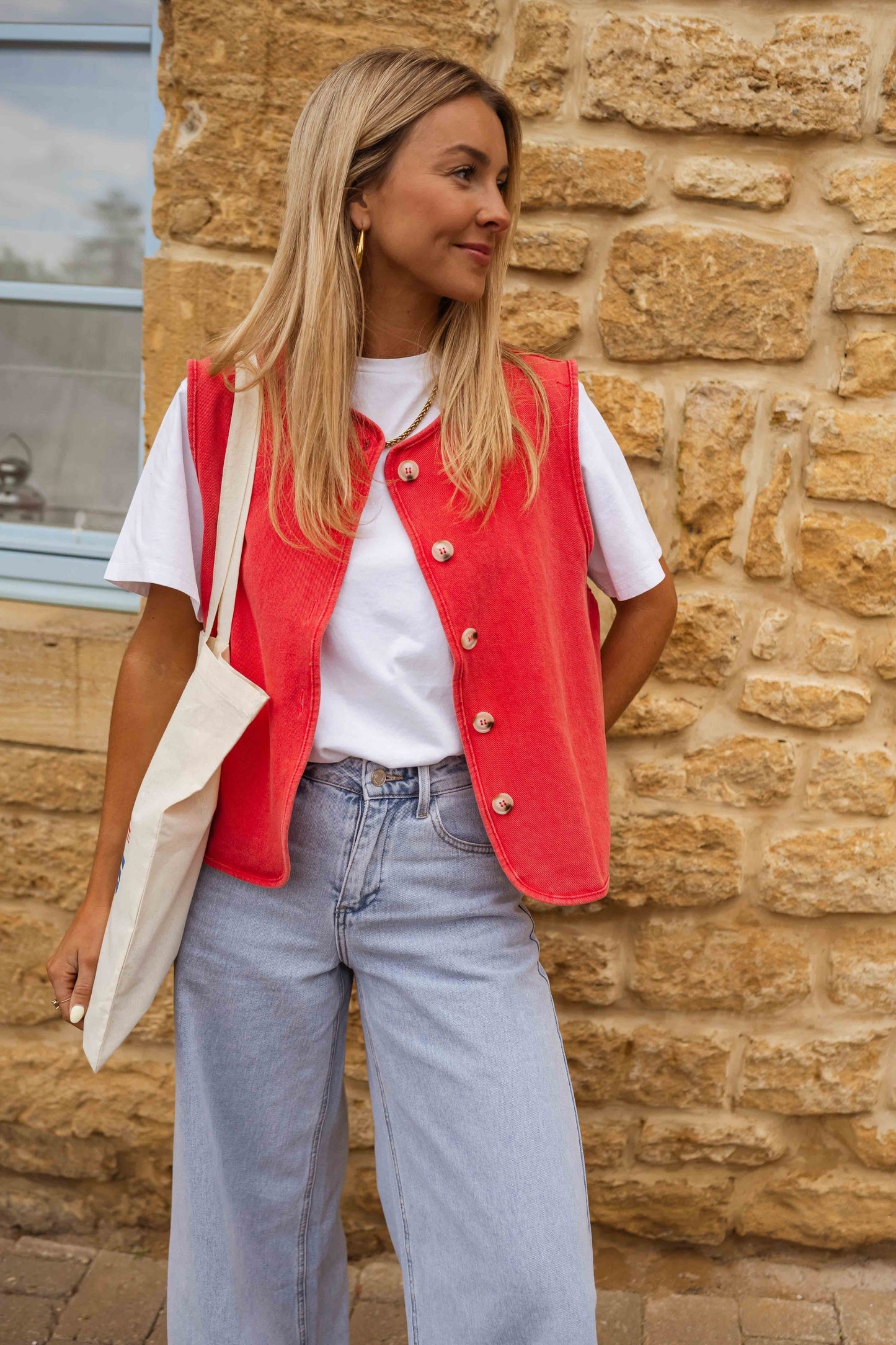 Léna™ | Gilet d’Été Structuré et Polyvalent