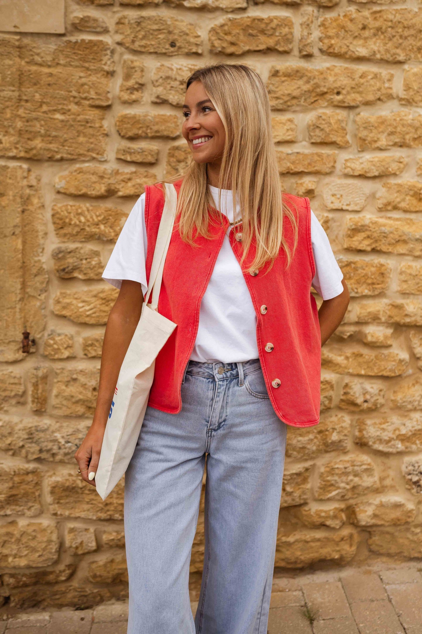 Léna™ | Gilet d’Été Structuré et Polyvalent