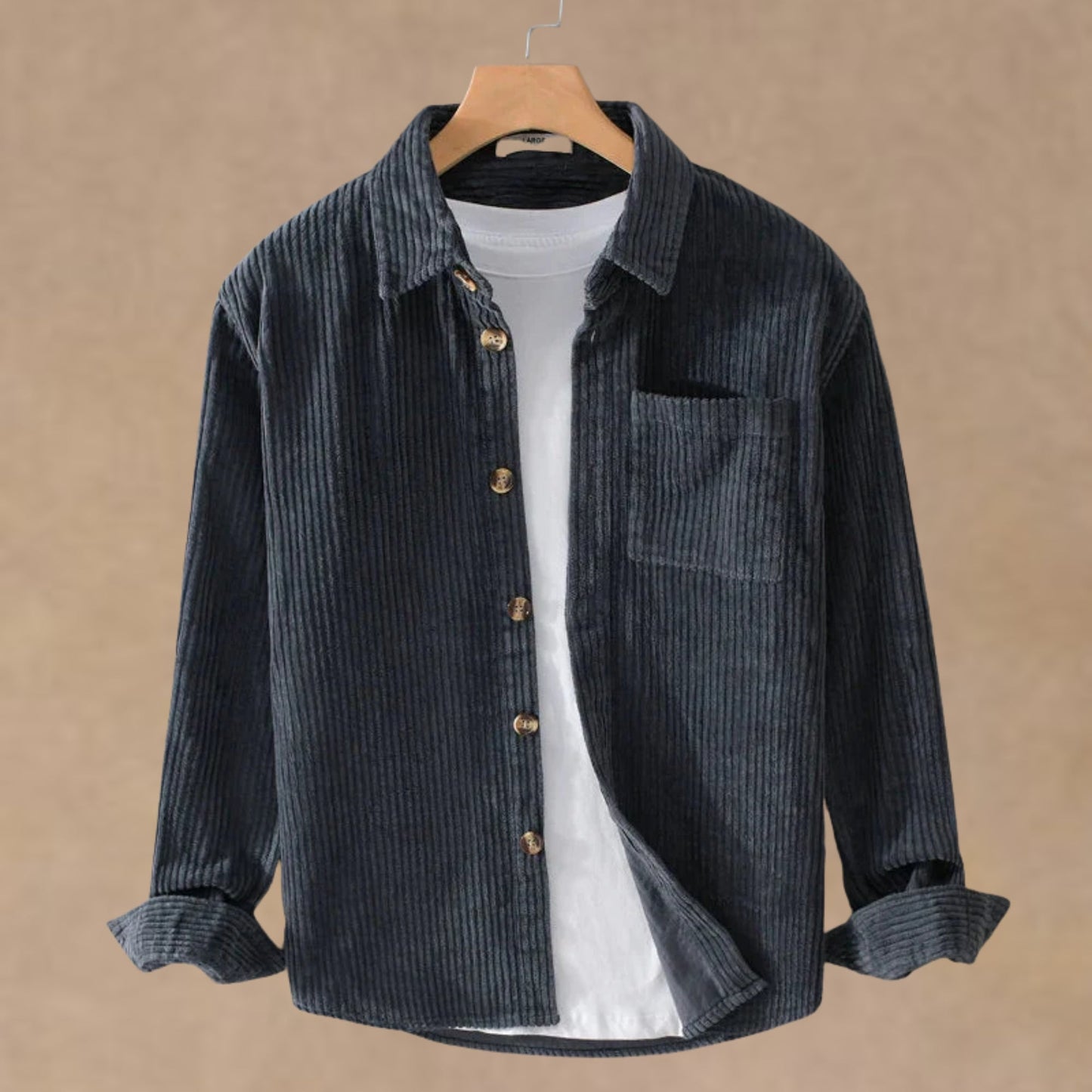 Mateo™ | Camisa de Pana Suave para Hombre