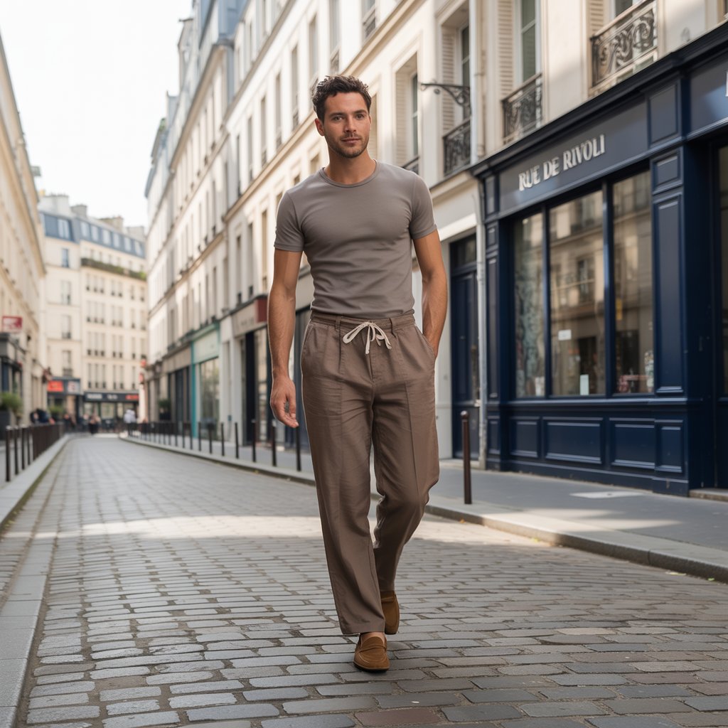 Sévérin™ | Pantalon en lin léger coupe ajustée