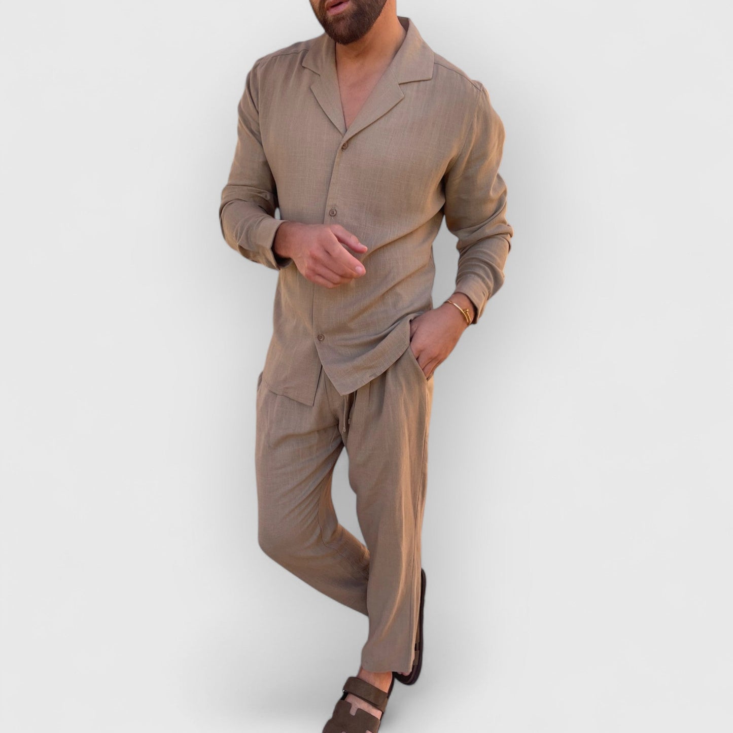 Julien™ | Ensemble en lin léger pour homme