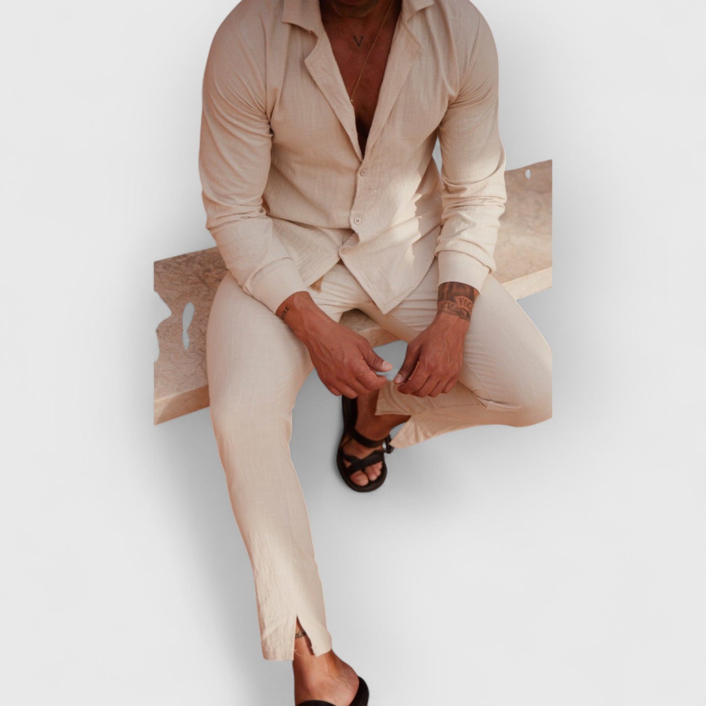 Julien™ | Ensemble en lin léger pour homme