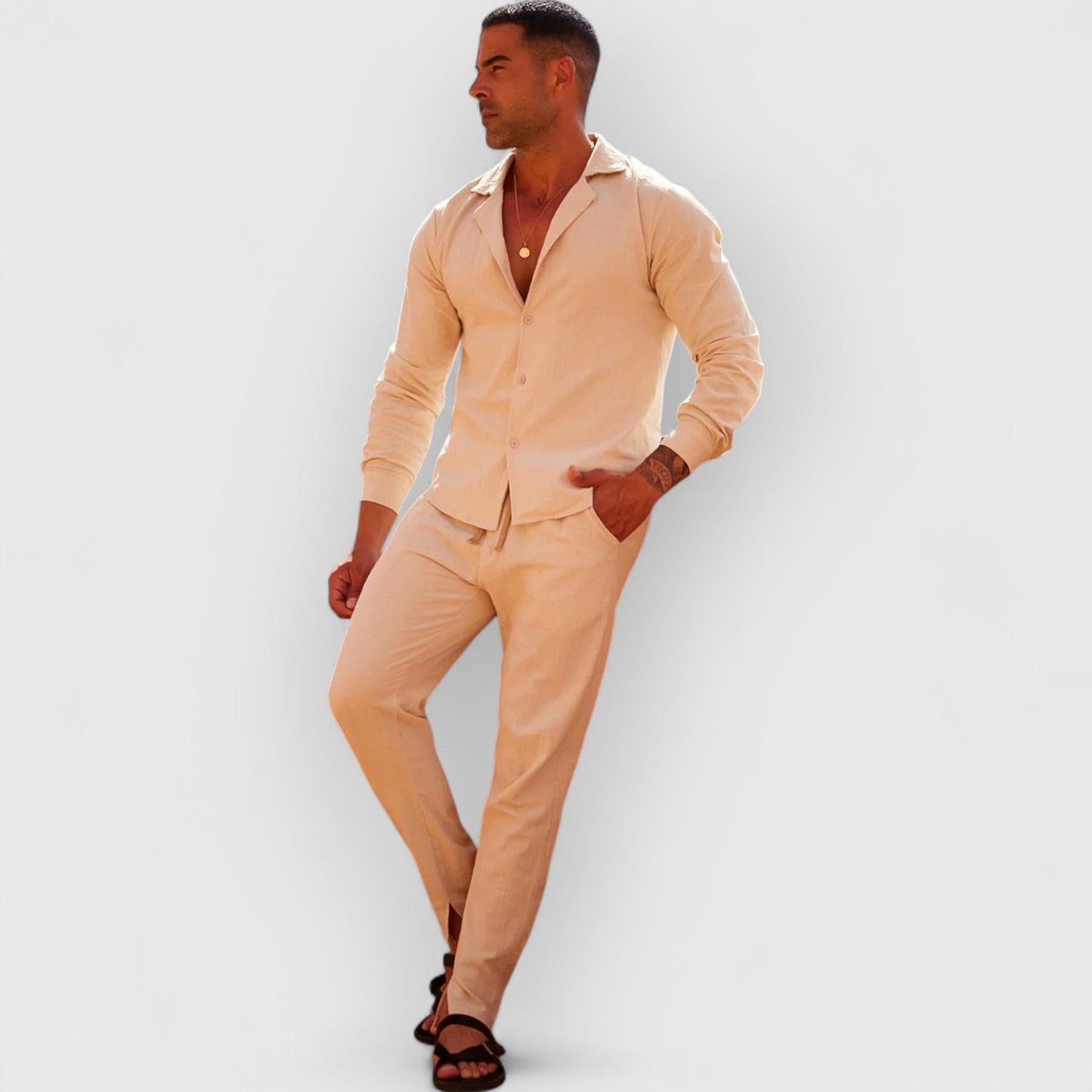 Julien™ | Ensemble en lin léger pour homme