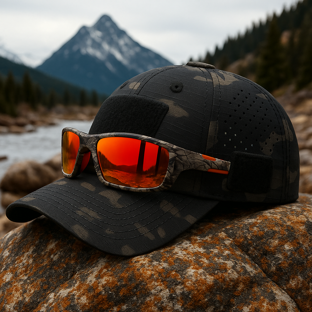 Maxence™ | Casquette camouflage avec lunettes – pratique et stylée
