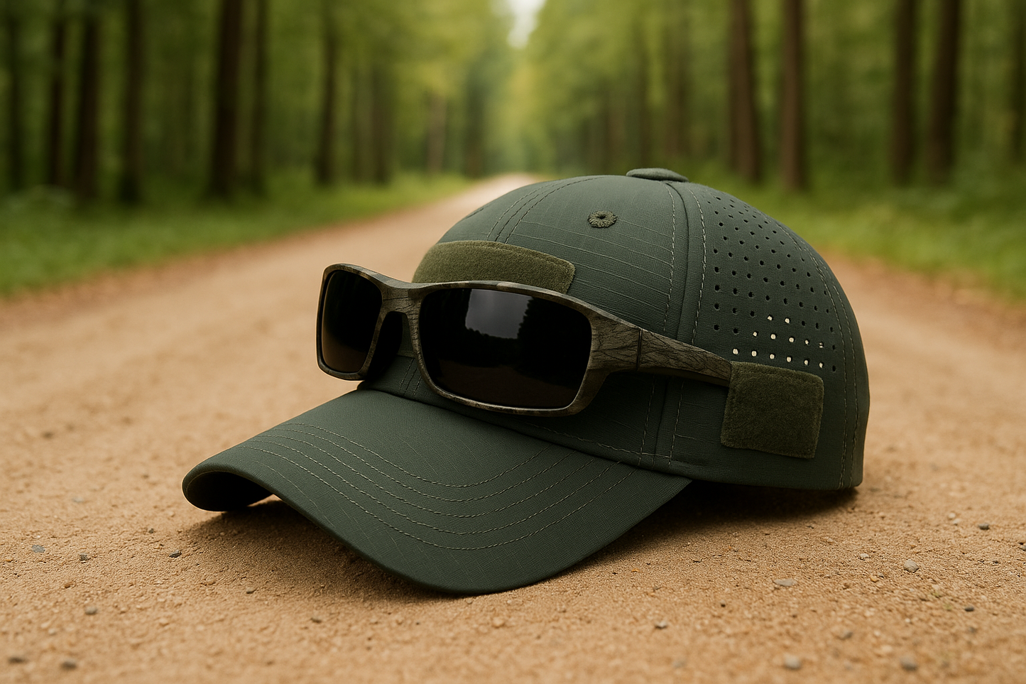 Maxence™ | Casquette camouflage avec lunettes – pratique et stylée