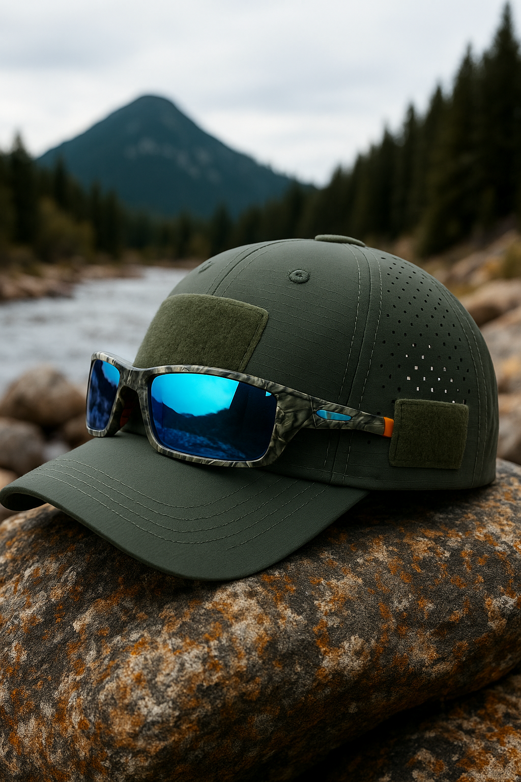 Maxence™ | Casquette camouflage avec lunettes – pratique et stylée