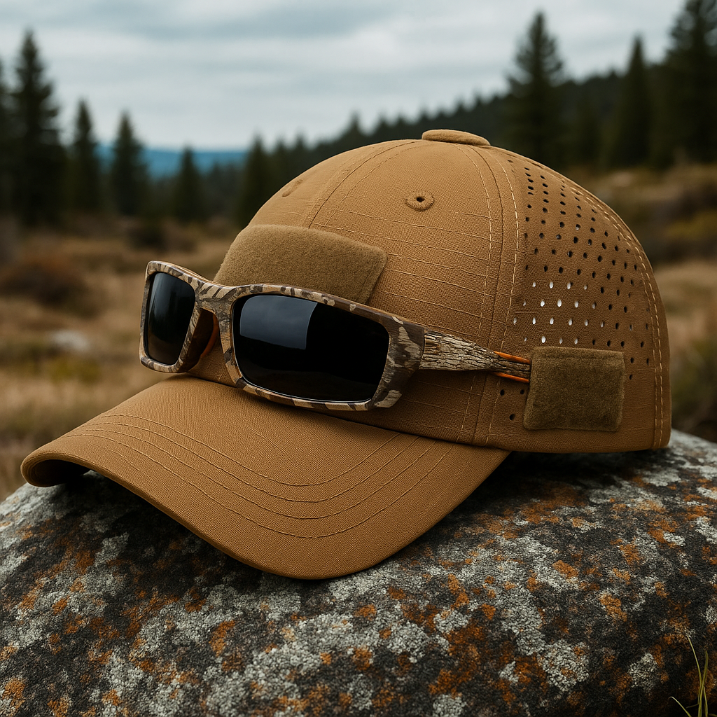 Maxence™ | Casquette camouflage avec lunettes – pratique et stylée