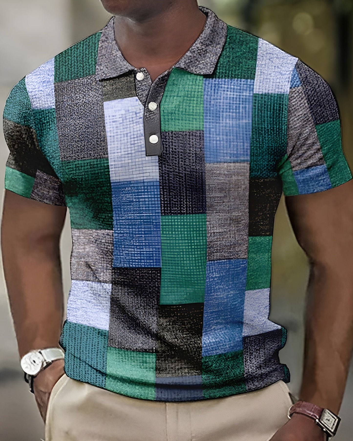 Maëlian™ – Polo Classique à Carreaux