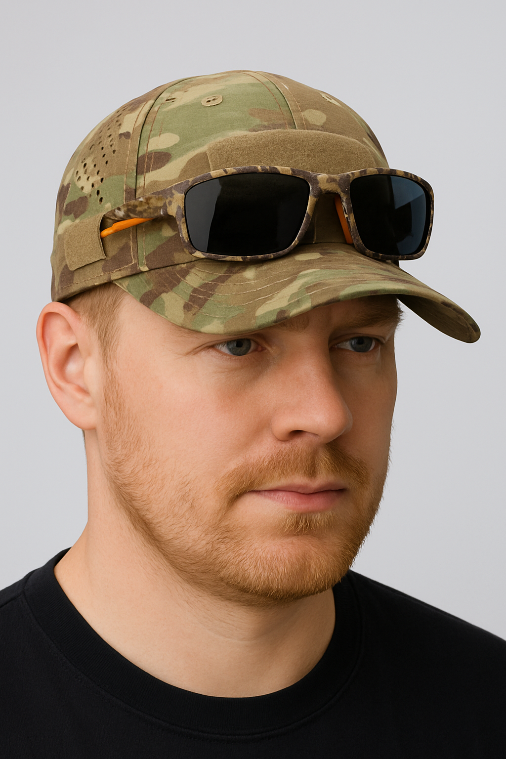Maxence™ | Casquette camouflage avec lunettes – pratique et stylée