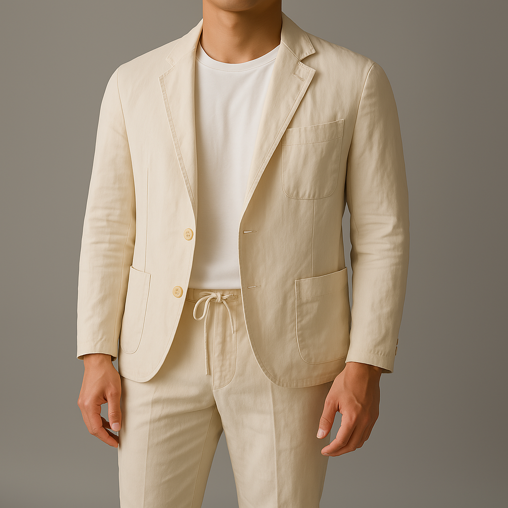 Gabriel™ | Ensemble estival léger en lin pour homme