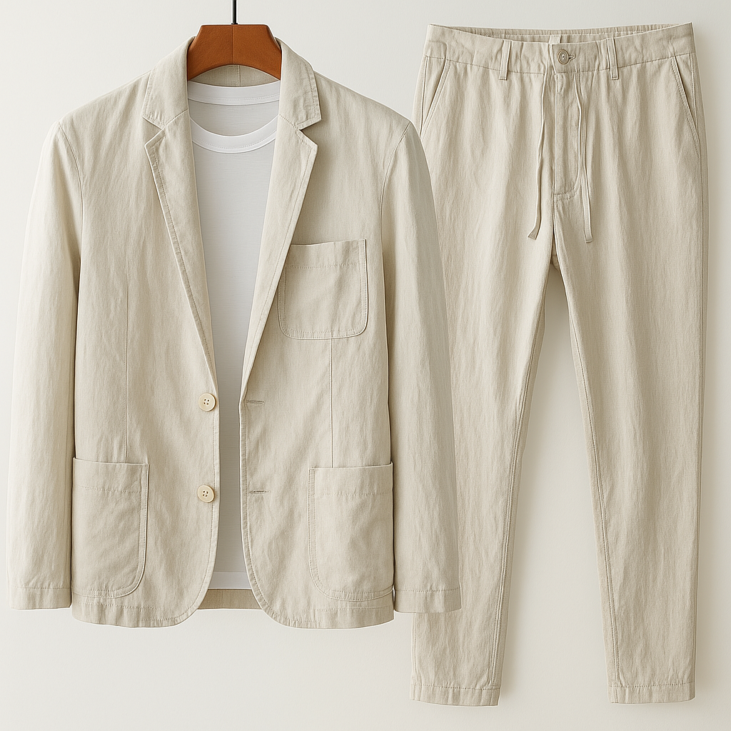 Gabriel™ | Ensemble estival léger en lin pour homme