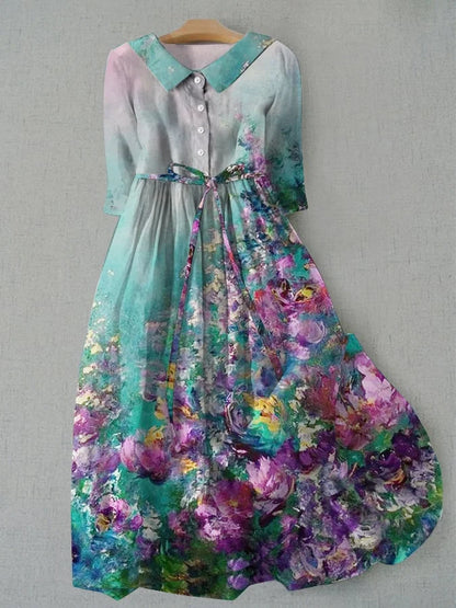 Aurora™ | Vestido Floral Vintage con Toque Moderno