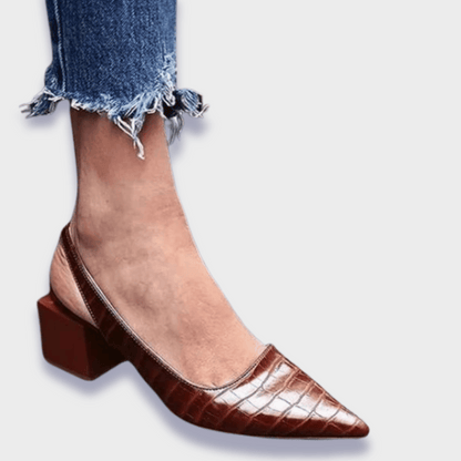 Maëlys™ - Escarpins orthopédiques en cuir synthétique premium