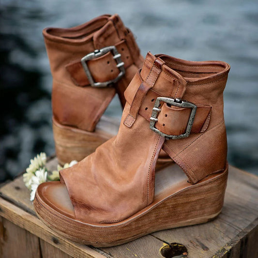 Léandra™ - Sandales artisanales en cuir premium
