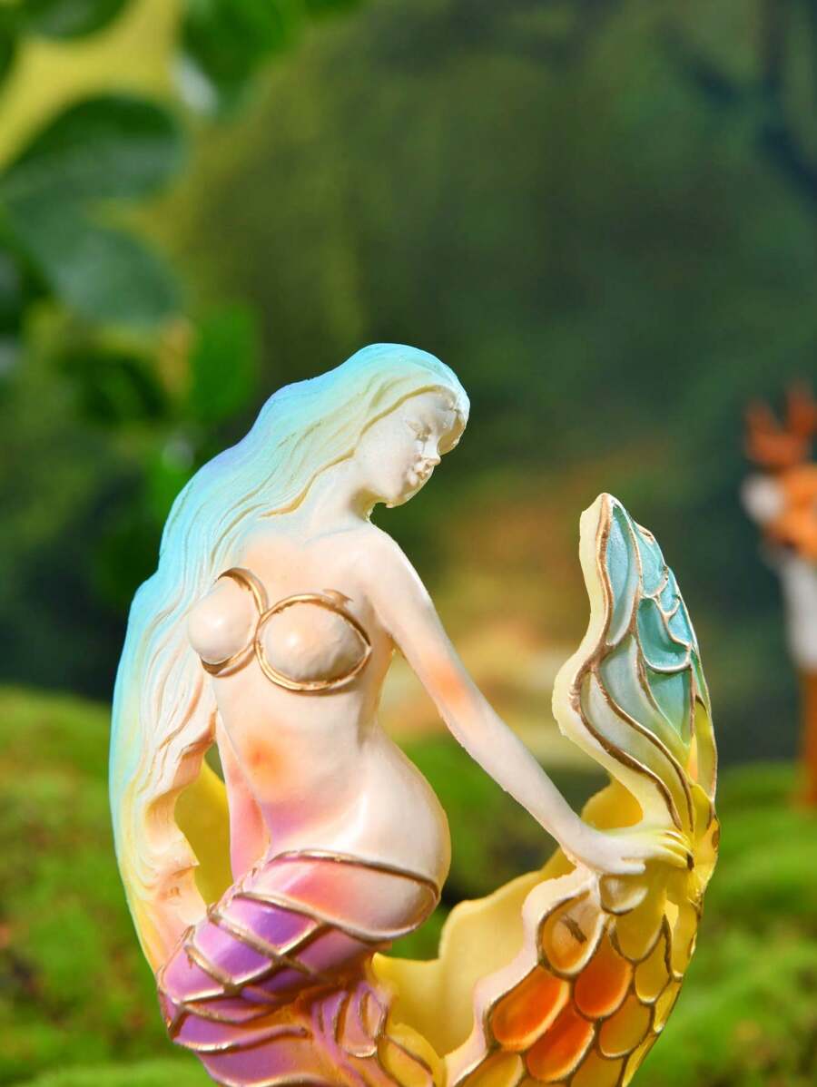 Valeria™ | Lámpara de Búho y Sirena en Vidrio de Colores