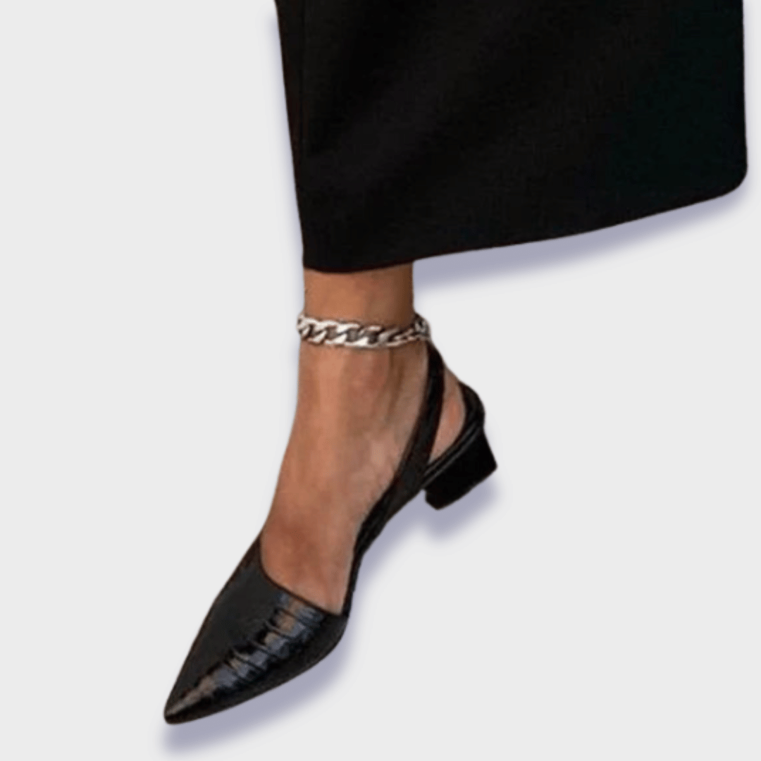 Maëlys™ - Escarpins orthopédiques en cuir synthétique premium
