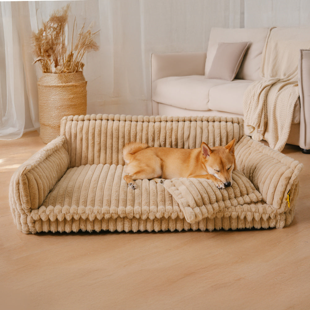 Amalia™ | Sofá Ortopédico de Pluche para Mascotas