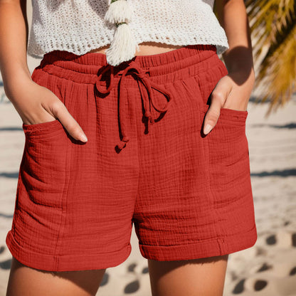 Isabeau™ - Short en lin et coton pour femme