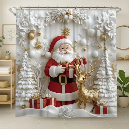 Noel™ | Set Navideño Completo para Baño (4 Piezas)