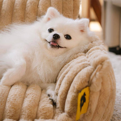 Amalia™ | Sofá Ortopédico de Pluche para Mascotas