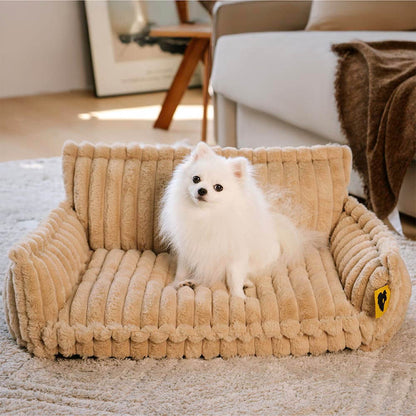 Amalia™ | Sofá Ortopédico de Pluche para Mascotas