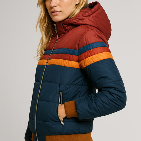 Lucía™ | Chaqueta Retro Acolchada