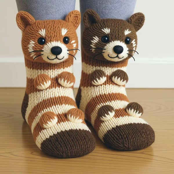 DulcePaws™ | Calcetines de Animal 3D Súper Suaves