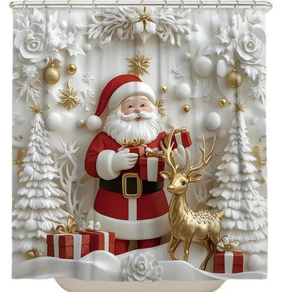 Noel™ | Set Navideño Completo para Baño (4 Piezas)
