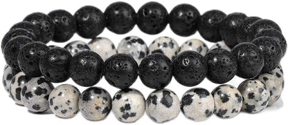 Élior™ | Duo de bracelets en pierres naturelles équilibrantes