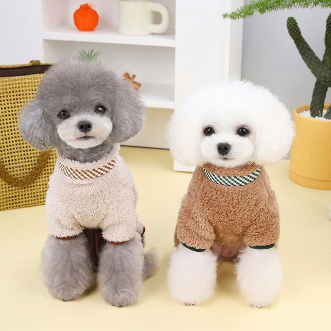 Élodie™ | Abrigo Invernal de Pluche para Perros Pequeños