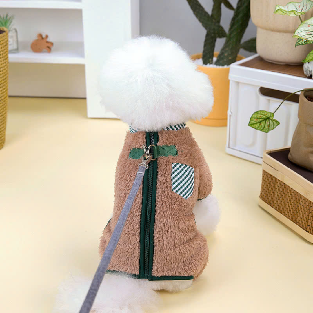 Élodie™ | Abrigo Invernal de Pluche para Perros Pequeños