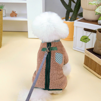 Élodie™ | Abrigo Invernal de Pluche para Perros Pequeños
