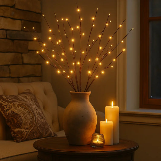 RamaLuz™ | Ramas Decorativas con Luces LED Cálidas