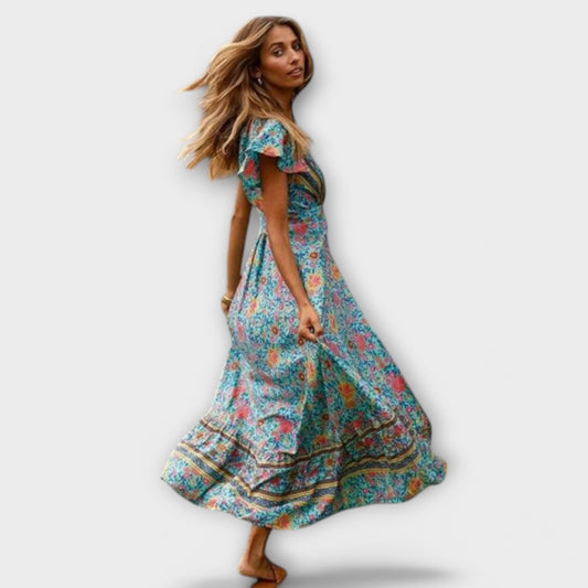 Mathilde™ | Robe maxi d'été style bohème