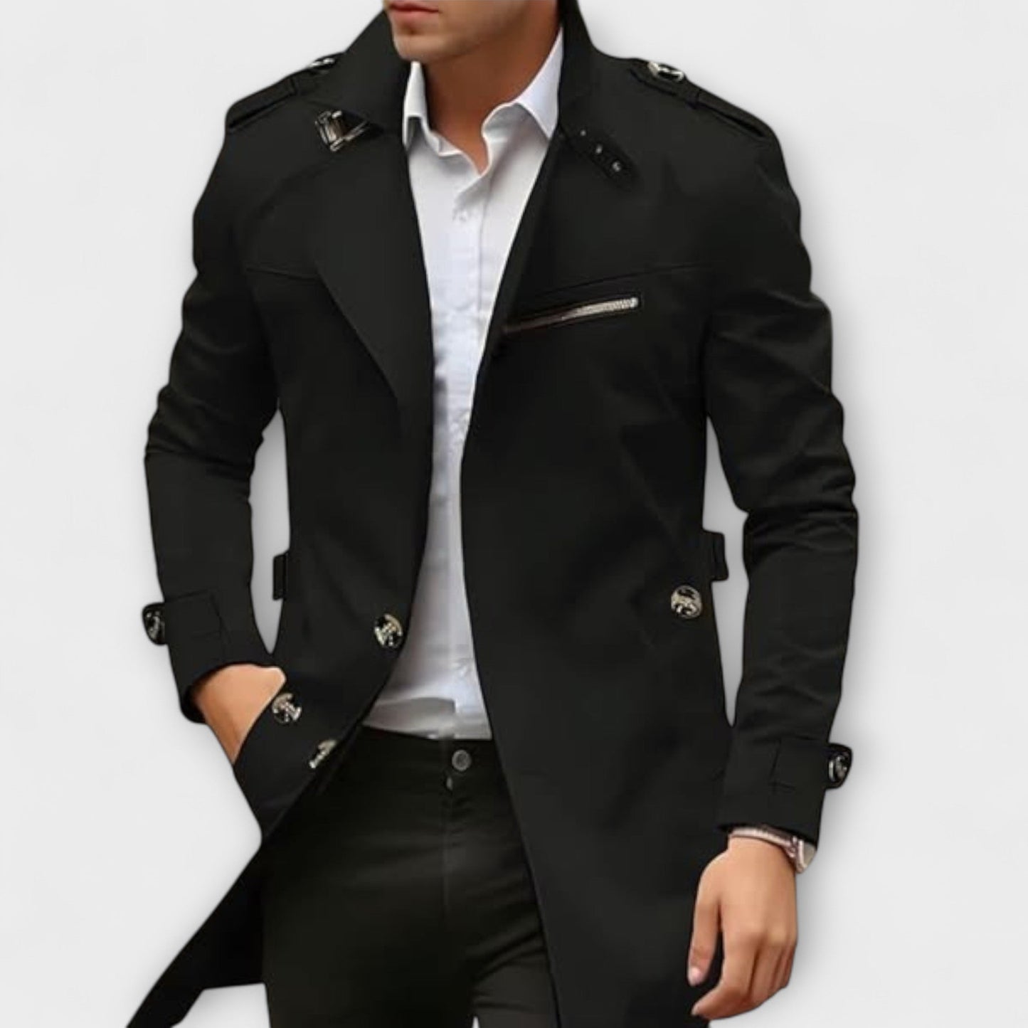 Lorenzo™ | Trench Clásico Impermeable para Hombre
