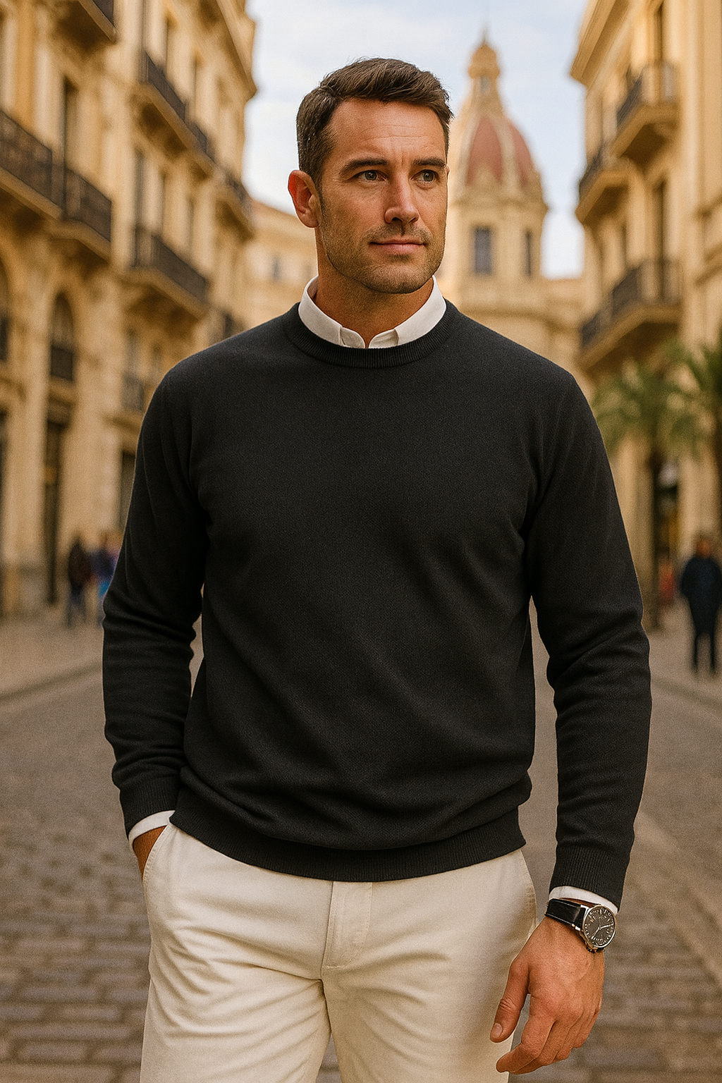 Lucien™ | Suéter Clásico de Cuello Redondo para Hombre